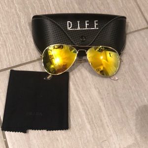 Diff aviator sunglasses